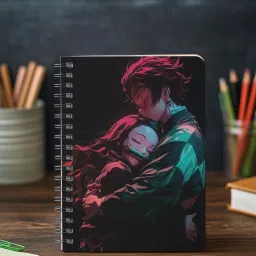Anime Couple A5 Notebook Unruled 160 Pages-image-18
