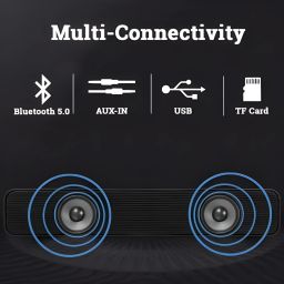 Yildiz 20W Dj Mini Soundbar 4DBass Wireless Bluetooth Speaker for car/laptop/home audio 20 W Bluetooth Home Theatre-16