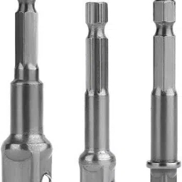 rdx Steel Socket Adapter Hex Shank to 1/4" 3/8" 1/2" Extension Drill Bits Bar Hex Bit Set Power Tools AASONS image 3