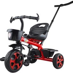 Stylish Sports Plus Trike Push & Plug Baby Trike| Tricycle with Dual Storage Basket for Kids| Boys| Girls Age Group 2 to 5 Years Tricycle-12
