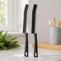 Mini Gap Cleaning Brush for Sliding Window, Bathroom, Kitchen Plastic Wet and Dry Brush-image-2