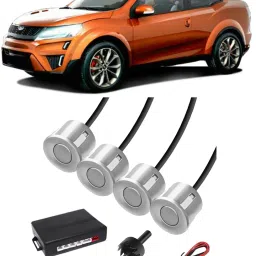 GZ290 White Car Reverse Parking Sensor with LEDDisplay 4 SensorG290 Parking Sensor-image-1