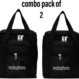 Medium size 10 inches use upto 3 boxes lunch bag, tiffin bag Waterproof Lunch Bag-image-26