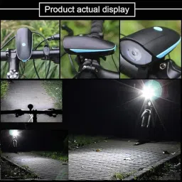 blackbell Bicycle Combo Of Front Cycle Light Back Tail/Helmet Light LED Front Rear Light Combo image 4