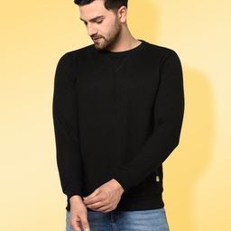 rigo Men Full Sleeve Solid Sweatshirt-picture-4