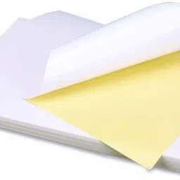 Sticker Self-Adhesive Glossy Photo Paper A4 Size 120 GSM for Inkjet Printer (White) Dries Quickly DIY Sticker Printing Label Art (A4-50 Sheets) Unruled A4 120 gsm Photo Paper-1