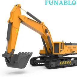 Construction Vehicle with All Moving Parts Friction Powered Inertia Toys-6