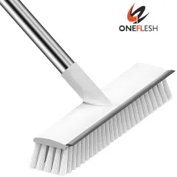 white brush 2 in 1 Floor Scrub Brush Tile Cleaner- (sa) Plastic Wet and Dry Brush-image-17