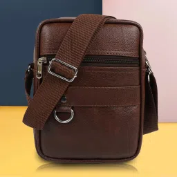 Men Brown Messenger Bag-image-108