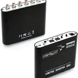 doobuy 5.1 CH Audio Decoder SPDIF Coaxial toRCA DTS AC3 Digital to5.1AmplifierConverter 100 W AV Power Amplifier image 4