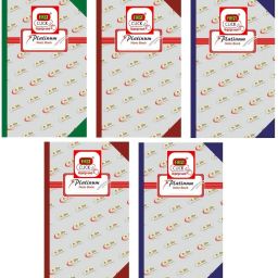 Notebooks 144 Page Register Set of 5 pc (Hard Bound) 20.5 x 32.7 Regular Notebook Ruled 144 Pages-25