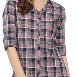 campus sutra Women Regular Fit Checkered Casual Shirt-picture-18