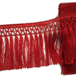 MAKE RED KING TASSEL 4.5 METER BIG SIZE Lace Reel-image-5