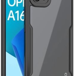 Back Cover for Oppo A16K, Transparent Hybrid Hard PC Back TPU Bumper-image-87