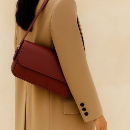 Maroon Women Shoulder Bag MAROON-SIDEBUCKLE Fancy Shoulder Bag for Women/Girls-image-64