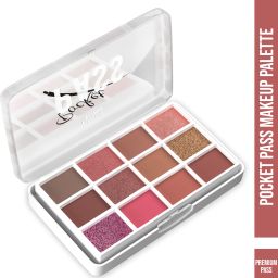 Pocket Pass All-in-1 Face Palette Eyeshadow+Compact+Blush+Highlighter & Brushes-21