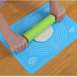 shafire Reusable Non-Stick Pastry Mat for Pastry Rolling with Measurements Silicone Cake Server image 4