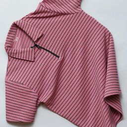 Men Striped Polo Neck Polycotton Pink T-Shirt-image-47