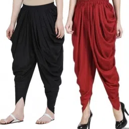 Prashra Dhoti Pant Solid Women Dhoti-image-32