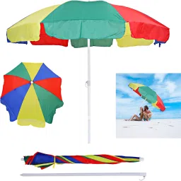 42in/7ft Outdoor Garden Big Size Umbrella Without Stand For Hotels Beach Shop Umbrella-17