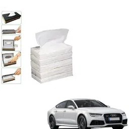 5 SET REFILLER WITH 100 PULLS (200 SHEETS) FOR AUDI A7 Vehicle Tissue Dispenser-14