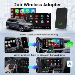 carlinkit 2Air Wireless Android Auto & CarPlay Adapter – Easy Setup Car Stereo image 3