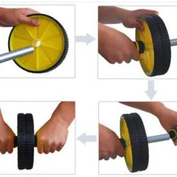 actifit Ab Roller Double Wheel for Abs Workouts/Home Workouts for Men and Women Ab Exerciser image 2