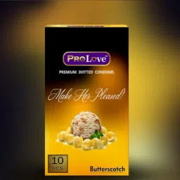 CONDOM PREMIUM EXTRA DOTTED BUTTERSCOTCH FLAVOUR CONDOM Condom-13
