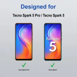 Zapcase Edge To Edge Tempered Glass for Tecno Spark 5 Pro image 2