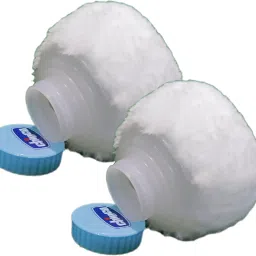 Premium Quality Baby Skin Care Powder Puff With Box Holder Container For New Born (Set of 2 Blue)-image-71