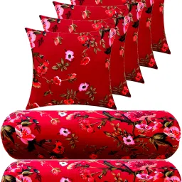 Microfibre Floral Bolster Pack of 7-image-70