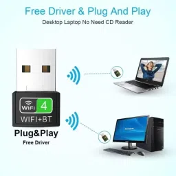 OG X NEXA WITH DEVICE 2 in 1 Wireless BT WiFi Dongle, Dual Band Bluetooth and WiFi Adapter USB Adapter image 2