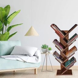 sbf furniture Engineered Wood 7-Tier Book Rack,Storage Of Book Case Engineered Wood Open Book Shelf image 2