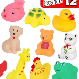 Chu chu bath toys multicolour cractor 12 piss set chu chu toys Rattle-23