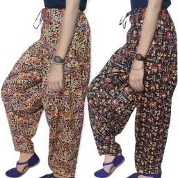 Cotton Animal Print, Floral Print, Printed, Solid Patiala-picture-29