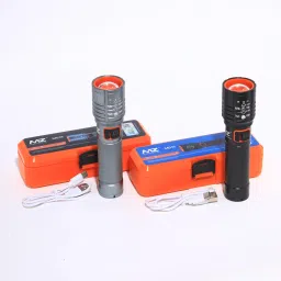 mz 035 (ZOOMABLE METAL)5 Modes Flashlight, Super Bright Cree T6 LED Light Torch image 2