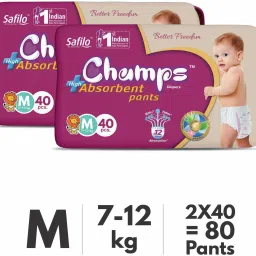 High Absorbent Baby Diaper Pants|Pack of 2 - M-20