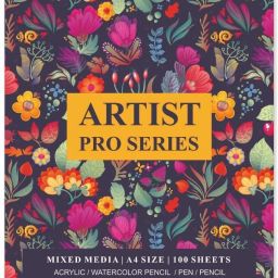 Roll over image to zoom in Friends Office Automation Wire Bound Artists Sketch Drawing Book, A4 Size, 100 Pages, 180 GSM Sketch Pad-image-3