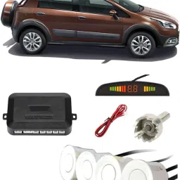 PKNA0106 White Car Reverse Parking Sensor with LED Display 4 Sensor PKNA0106 Parking Sensor-21