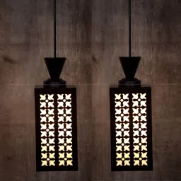 Wooden Hanging Lamp Style Hanging Lamp Creative Wood Pendant Light Lamp suitable for Living Room,Foyer,Bedroom,Hallway (Pack of 2) Pendants Ceiling Lamp-image-38