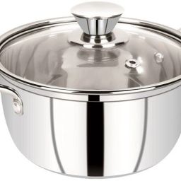 Creta Conical Casserole with Glass Lid, 16 cm Cook and Serve Casserole-image-45