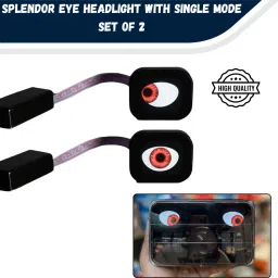 SR1 Headlight Red Devil Eye Light Set of 2 Headlight Motorbike LED Interior Light Motorbike LED (12 V, 40 W)-image-52
