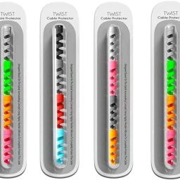 VRINDAVANESVARI 4PCS Protection Spiral Cable & Wire Protectors Spring Wire for All Wired Cable Protector-image-8
