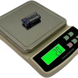 NIVAYO 10Kg Counter Weight Machine with steel Platform, Power Adaptor for Shop, Home Weighing Scale-27