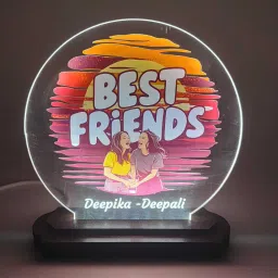 Beach Couple Personalized LED Lamp | Custom Acrylic Night Light with Names Table Lamp-15