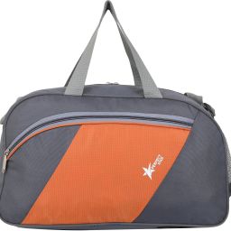 55 L Gym Duffel Bag - Hand Duffel Bag-Light Weight Small Travel Duffel Bag High-Quality Luggage Bag - Orange, Grey-image-31
