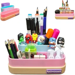 3 Compartments Plastic Desk Organiser-picture-21