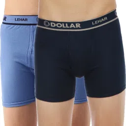 Pack of 2 Dollar Lehar Combed Cotton Solid Men Trunk-image-17