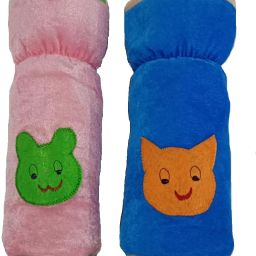Baby Milk Bottle Cover, Pack of 2, Milk Feeding Velvet Bottle Cover 250m-14