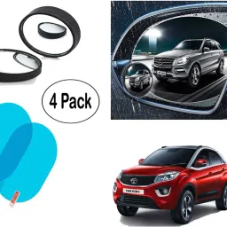 4 Pcs. Pack Blind Spot Mirror And Anti Fog & Rainproof Film Combo-picture-17